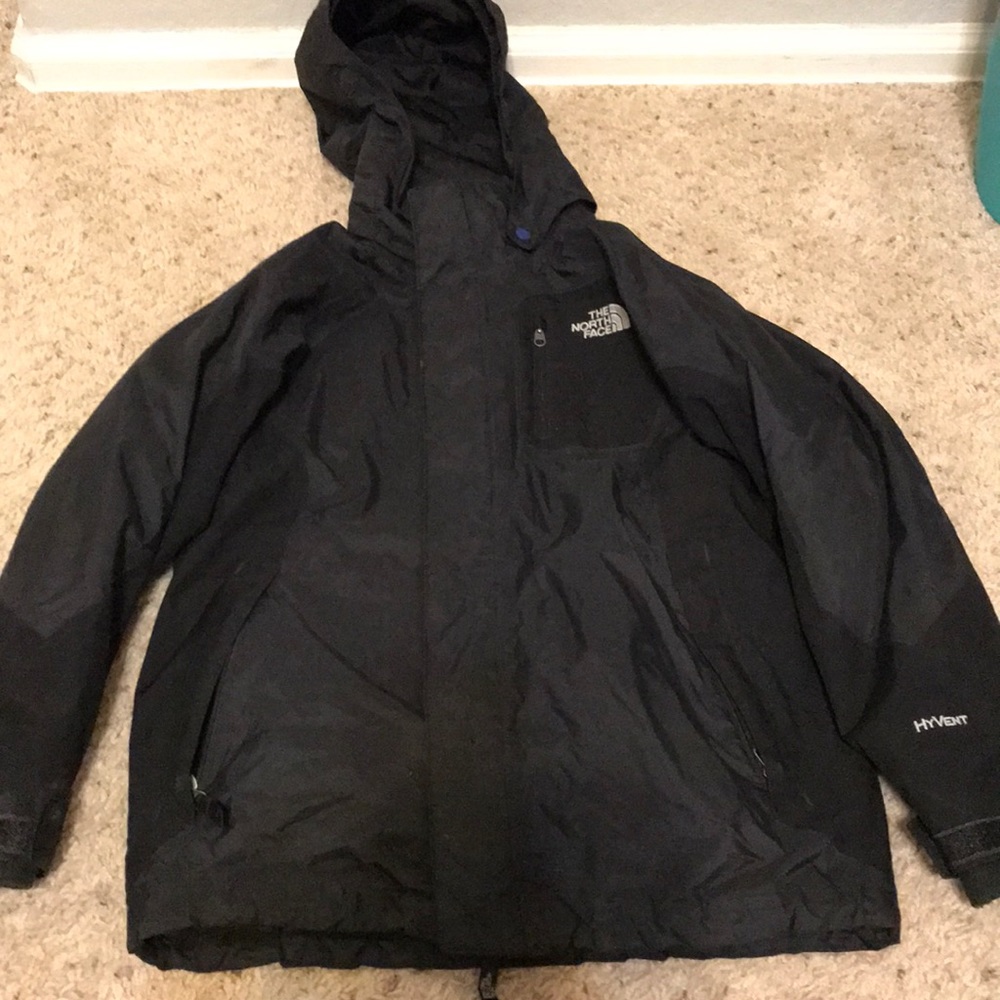Boys North Face black jacket size 7/8